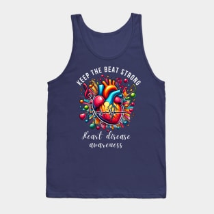 KEEP THE BEAT STRONG Tank Top